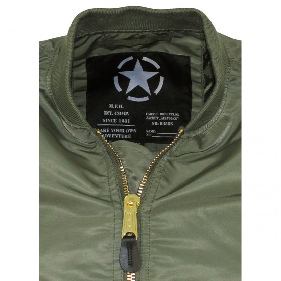 ΤΖΑΚΕΤ AIRFORCE JACKET MA1 ΧΑΚΙ